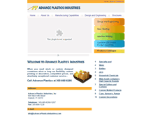 Tablet Screenshot of advanceplasticsindustries.com